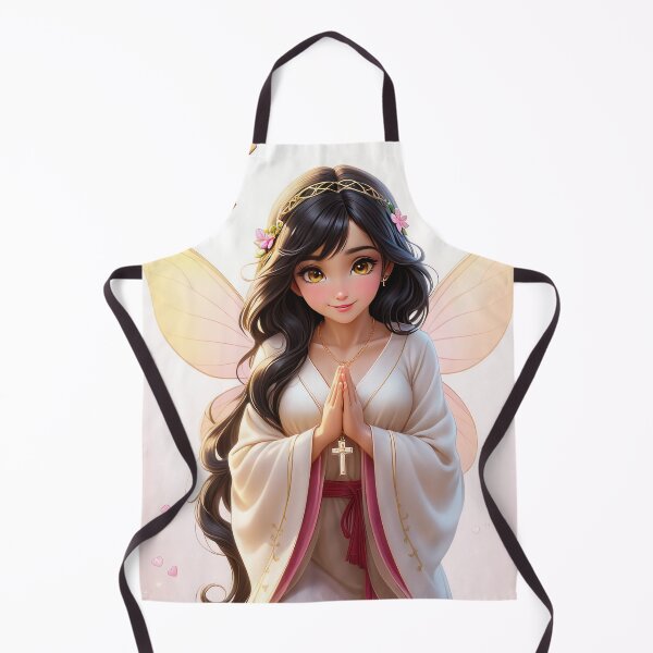 Item preview, Floral Christian Anime Beautiful Fairy Prays designed and sold by duke818.