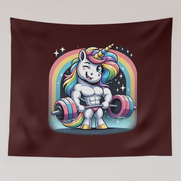 Item preview, Unicorn Weightlifting Women Deadlift Fitness Gym Racerback designed and sold by CountryVanilla.