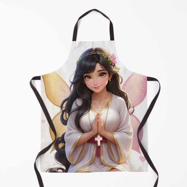 Item preview, Floral Christian Anime Beautiful Fairy Prays designed and sold by duke818.