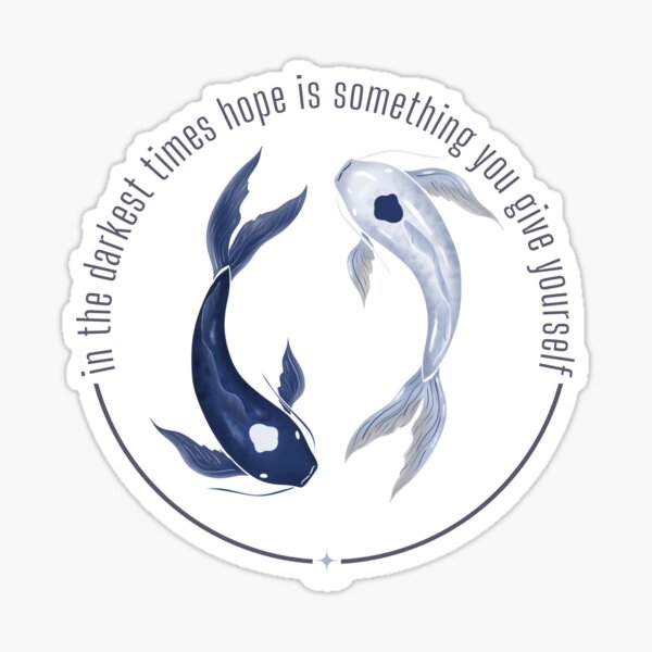hope is something you give yourself (avatar the last airbender) Sticker