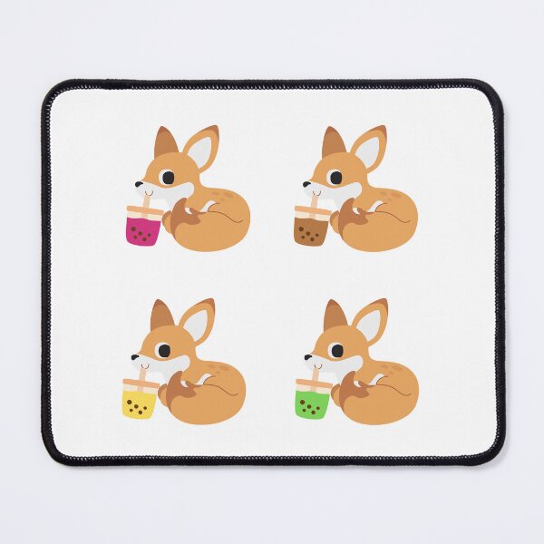 Item preview, Cute Foxes And Boba Tea designed and sold by TheAnimalZ00.
