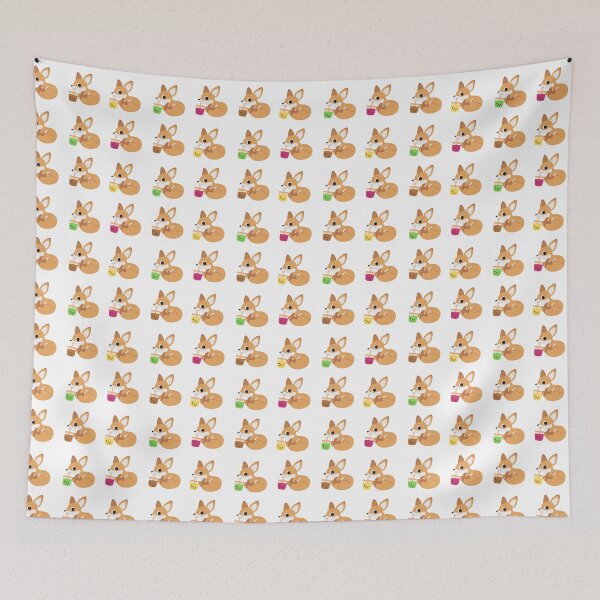 Item preview, Cute Foxes And Boba Tea designed and sold by TheAnimalZ00.