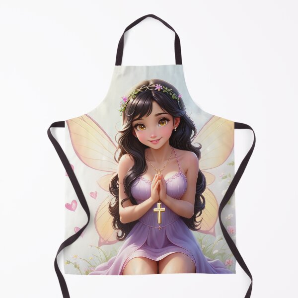 Item preview, Floral Christian Anime Beautiful Fairy Prays designed and sold by duke818.
