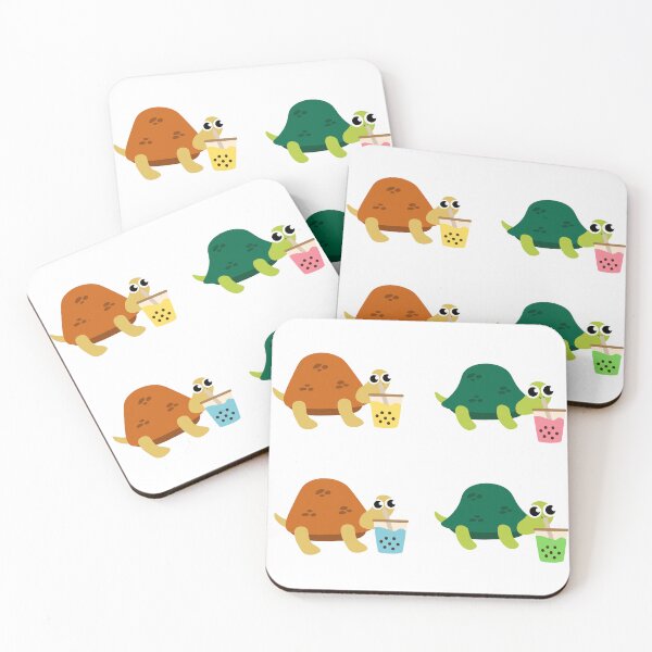 Item preview, Cute Tortoises And Boba Tea designed and sold by TheAnimalZ00.