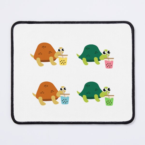 Item preview, Cute Tortoises And Boba Tea designed and sold by TheAnimalZ00.