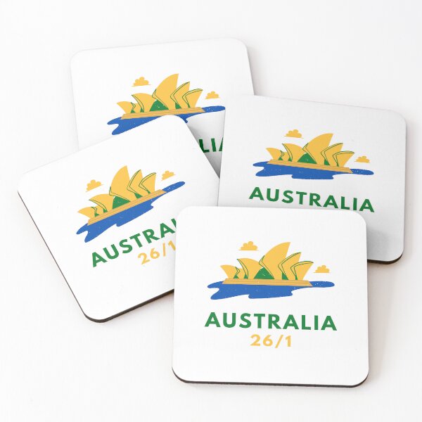 Item preview, Australia Day Green Gold Vector Art designed and sold by FlammableTacoTS.