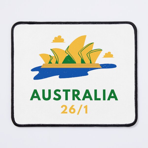 Item preview, Australia Day Green Gold Vector Art designed and sold by FlammableTacoTS.