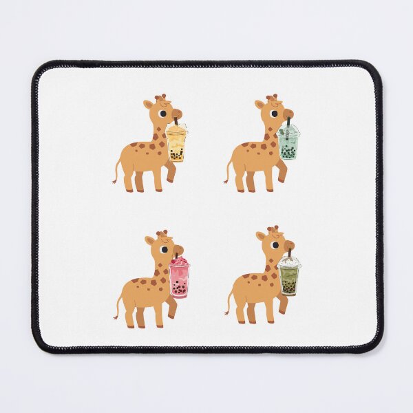 Item preview, Cute Giraffes And Boba Tea designed and sold by TheAnimalZ00.