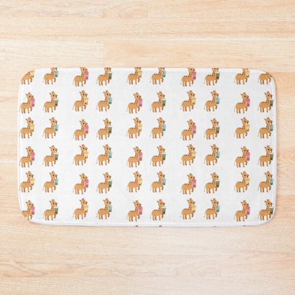 Item preview, Cute Giraffes And Boba Tea designed and sold by TheAnimalZ00.
