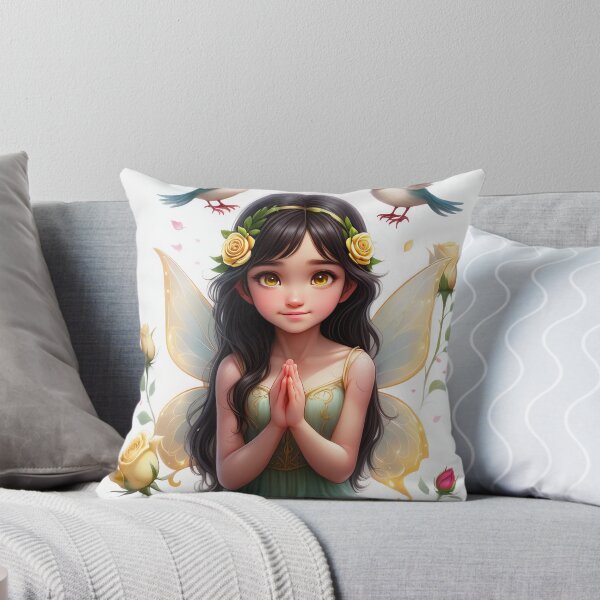 Item preview, Floral Christian Anime Beautiful Fairy Prays designed and sold by duke818.
