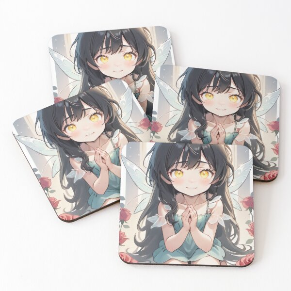 Item preview, Floral Christian Anime Beautiful Fairy Prays designed and sold by duke818.