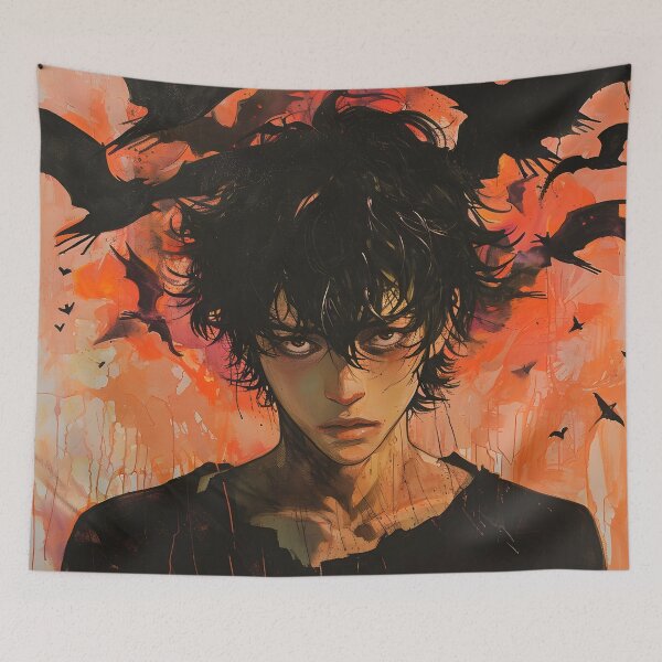 Item preview, Soul-shaking Despair: Unleashing the Dark Fantasy of Devilman CryBaby designed and sold by InsaneLEDP1994.