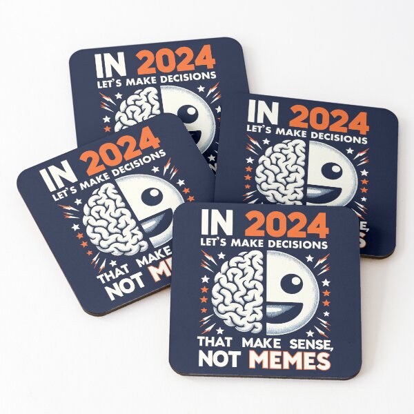 Item preview, Sensible Choices Tee - 'Decisions Over Memes' 2024 Thoughtful Voting designed and sold by FEBRICAST.