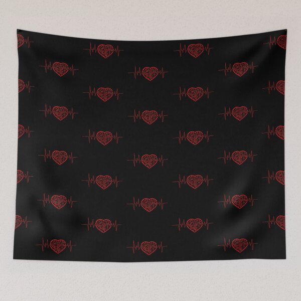 Item preview, Love maze heart heartbeat designed and sold by Kalpa.
