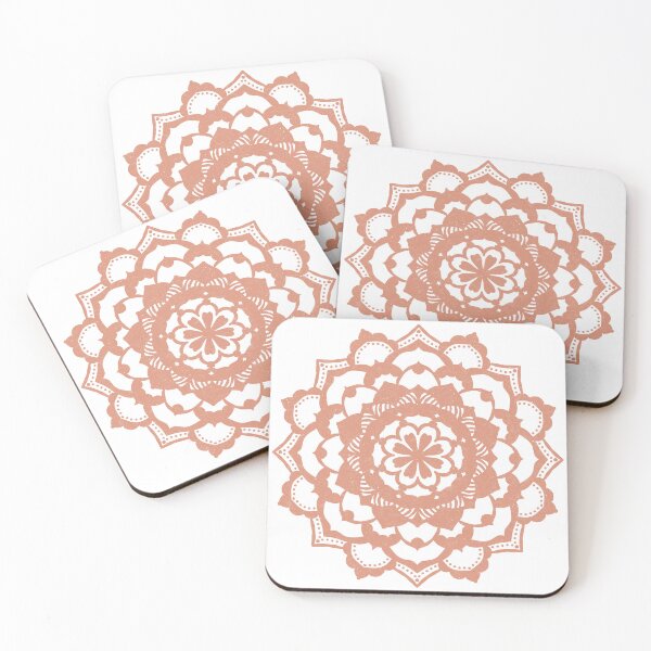 Artikelvorschau, Deva Mandala - Snow + Coral entworfen und verkauft von Irene Estelle.