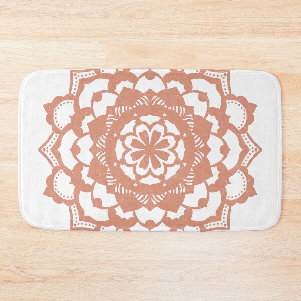 Item preview, Deva Mandala - Snow + Coral designed and sold by Irene Estelle.
