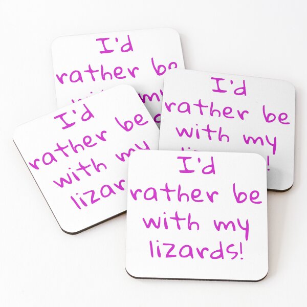 Item preview, I'd rather be with my lizards! designed and sold by RiddlerReptiles.
