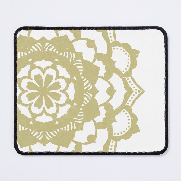 Item preview, Deva Mandala - Snow + Gold designed and sold by Irene Estelle.