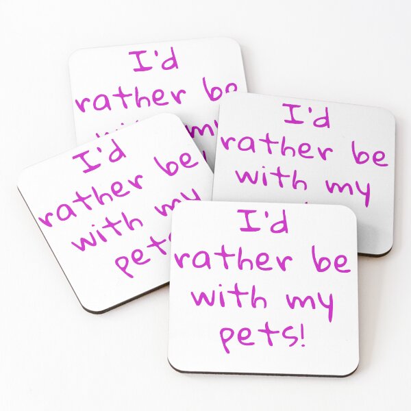 Item preview, I'd rather be with my pets! designed and sold by RiddlerReptiles.