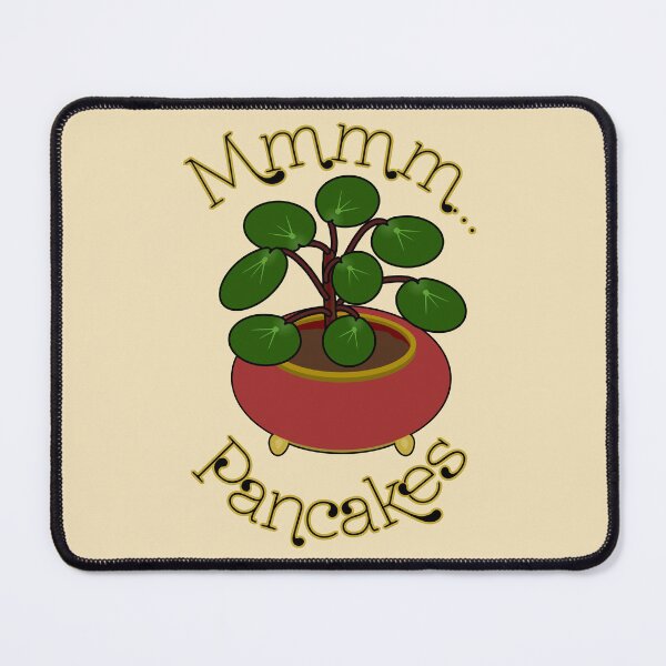 Item preview, "Mmmm...Pancakes" cartoon plant joke designed and sold by meldra.