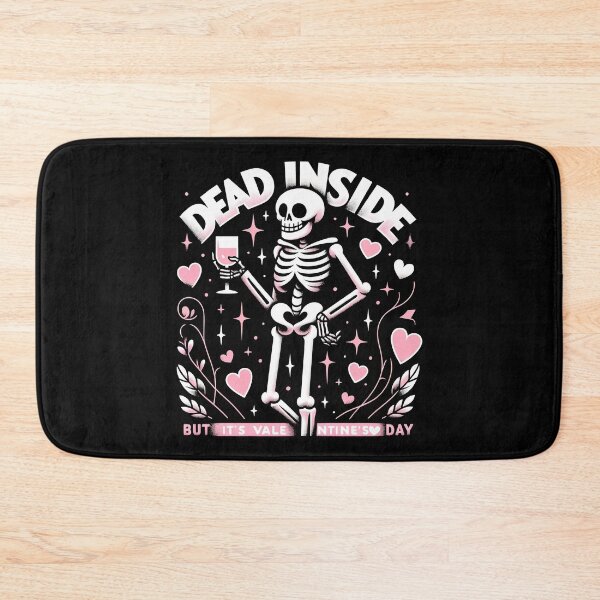 Item preview, Dead Inside But It's Valentines Day Funny Skeleton Men Women T-Shirt designed and sold by MAPDDesigns.