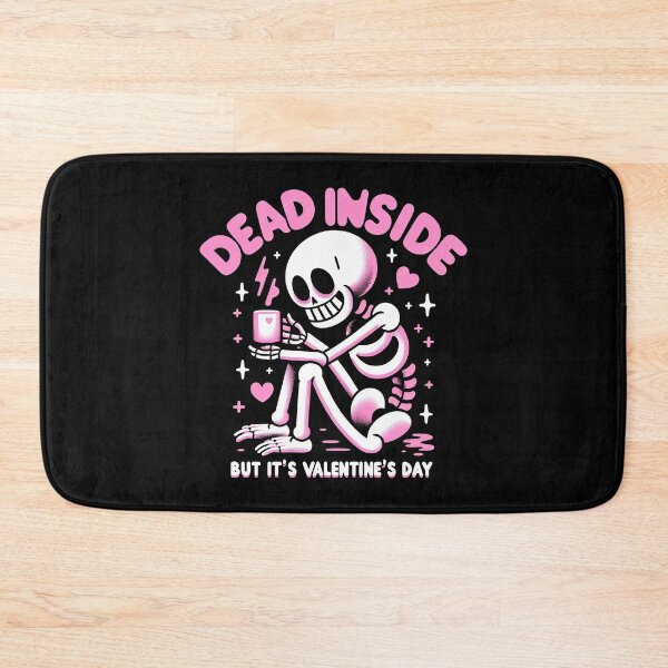 Item preview, Dead Inside But It's Valentines Day Funny Skeleton Men Women T-Shirt designed and sold by MAPDDesigns.