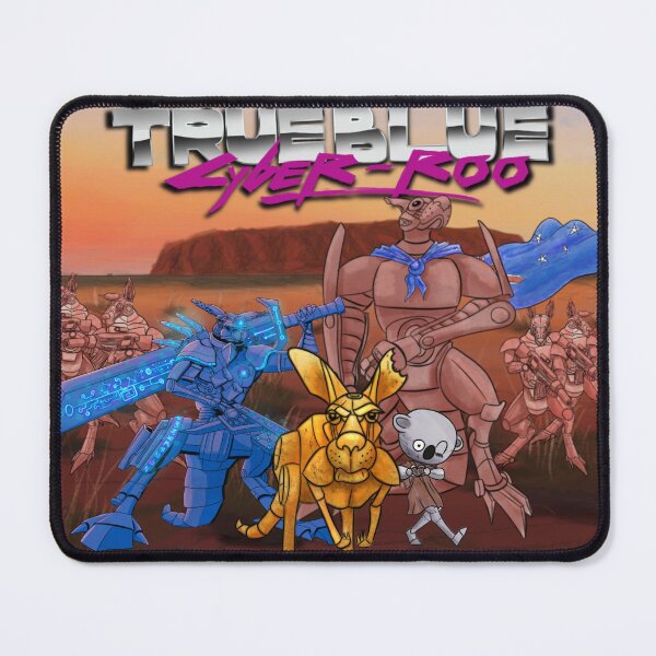 Item preview, True Blue Cyber Roo - The OG team, first group shot designed and sold by Donkjonk.