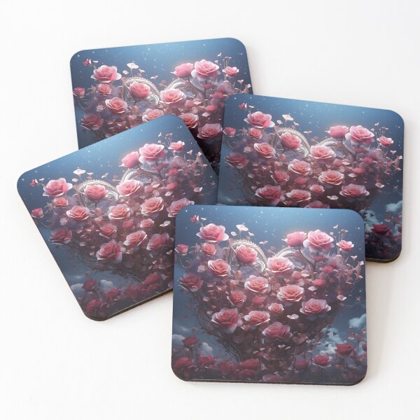 Item preview, Fantasy floral Valentine's Day print  designed and sold by dcrc.