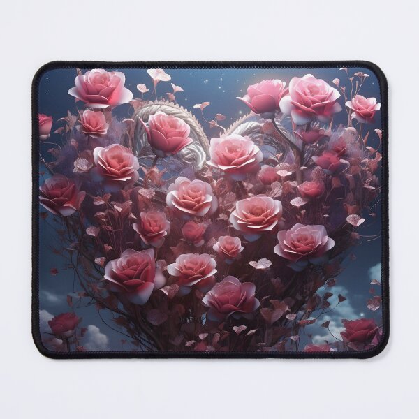 Item preview, Fantasy floral Valentine's Day print designed and sold by dcrc.