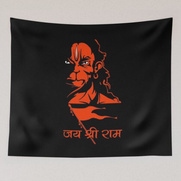 Item preview, JAI SHREE RAM  Lord Hanuman designed and sold by jaivikartist.
