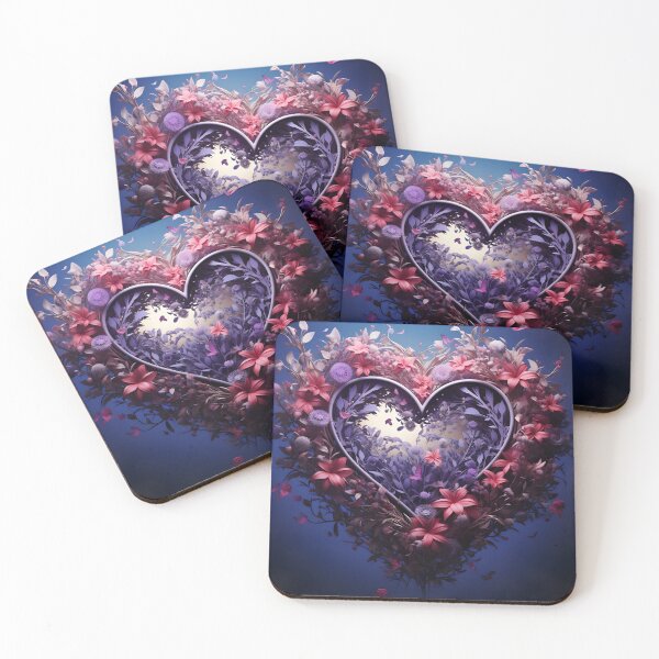 Item preview, Fantasy floral Valentine's Day print  designed and sold by dcrc.