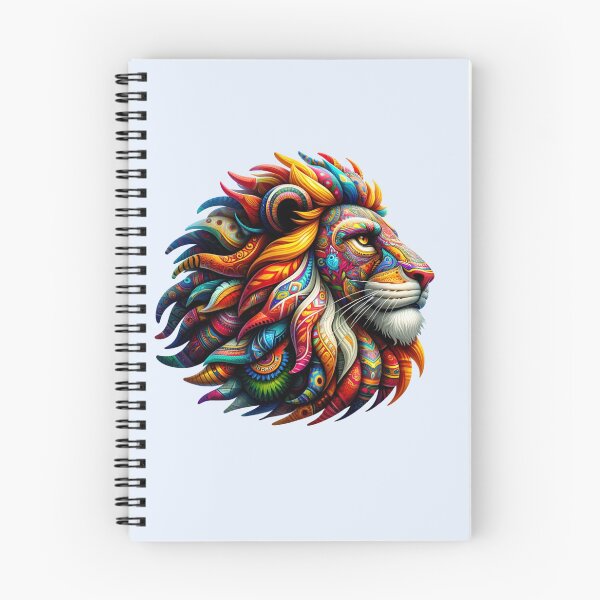 Item preview, Dazzling, dream-inspired Stunning Lion with elaborate, Alibrije style vibrant patterns and bold hues designed and sold by TheScruffyGoose.