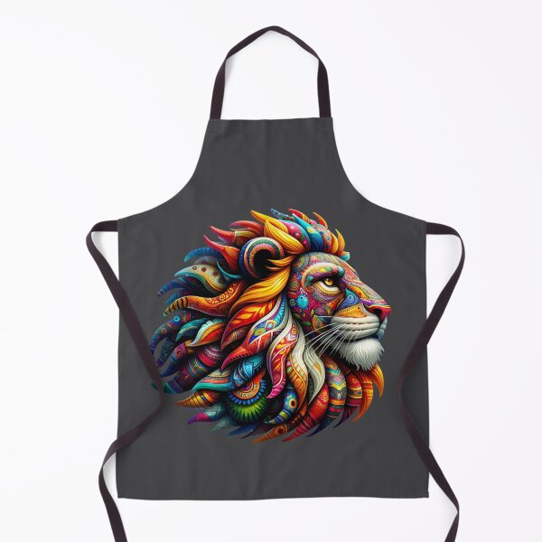 Item preview, Dazzling, dream-inspired Stunning Lion with elaborate, Alibrije style vibrant patterns and bold hues designed and sold by TheScruffyGoose.