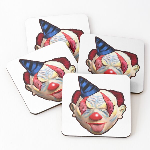 Item preview, BUTTONHOLE-EYED CLOWN designed and sold by skeletons-lair.