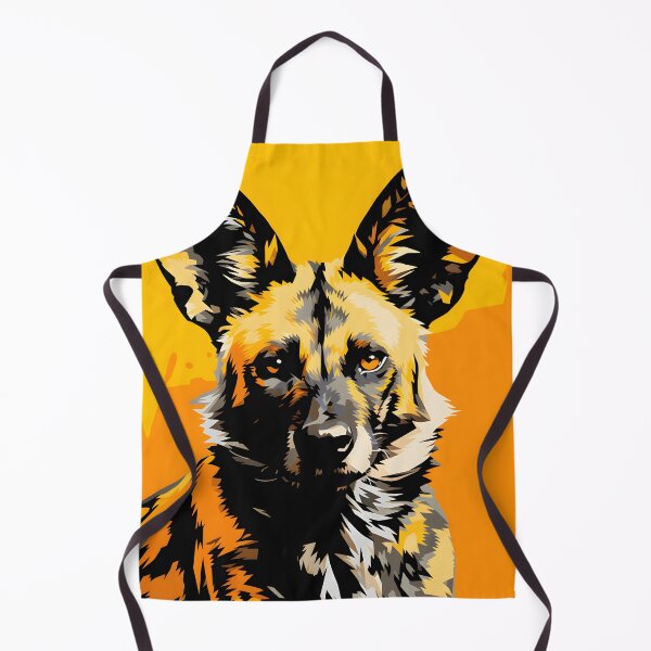 Item preview, Wild Dog portrait art. animal colorful. Animal throw pillow. designed and sold by formform.