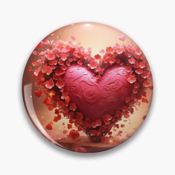 Item preview, fantasy floral valentines day print floral designed and sold by dcrc.