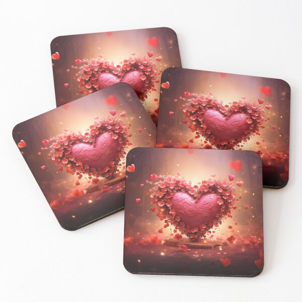 Item preview, fantasy floral valentines day print floral designed and sold by dcrc.