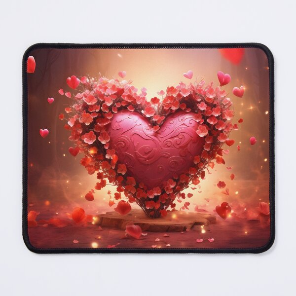 Item preview, fantasy floral valentines day print floral designed and sold by dcrc.