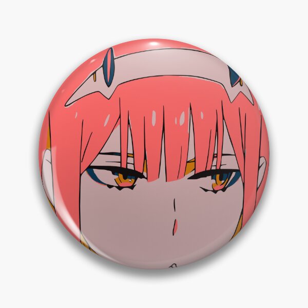Item preview, Silent and Serious Gaze - Zero Two designed and sold by Isaias Gomez | IKIGAISEKAI.