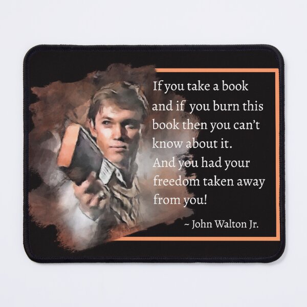 Item preview, John Boy Walton Freedom of Speech designed and sold by DNiceGirl.