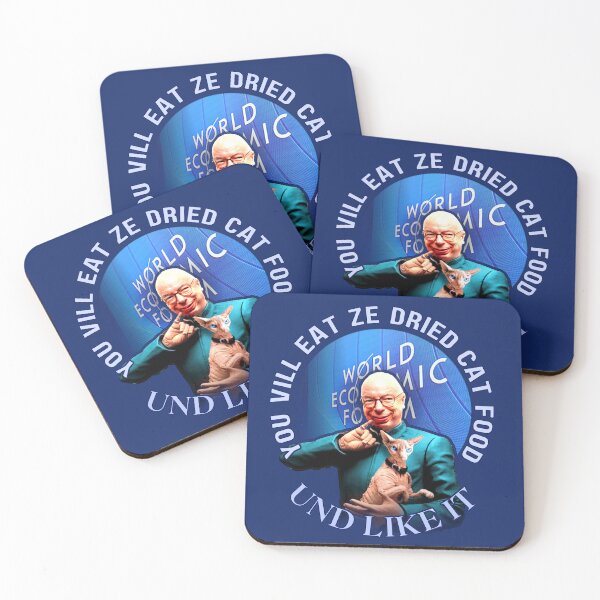 Item preview, Klaus Schwab: You vill eat ze dried cat food -- und like It. designed and sold by Sanctum Icons.