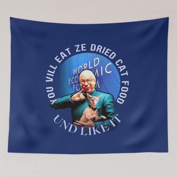 Item preview, Klaus Schwab: You vill eat ze dried cat food -- und like It. designed and sold by Sanctum Icons.