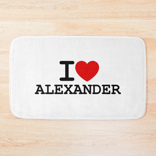 Item preview, I Love Alexander | Personalized Gift for Him designed and sold by hottest-tees.
