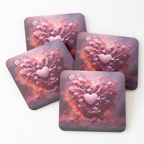 Item preview, fantasy floral valentines day print floral designed and sold by dcrc.