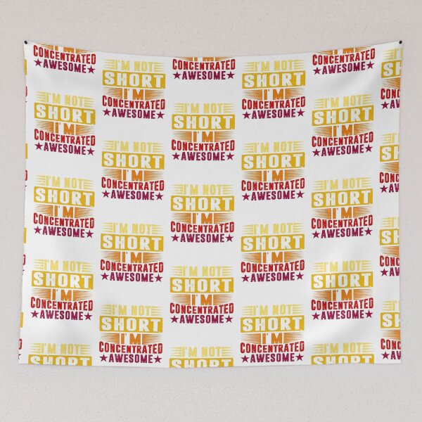 Item preview, Funny I'm Not Short I'm Concentrated Awesome Vintage For Short People designed and sold by roboartpixel.