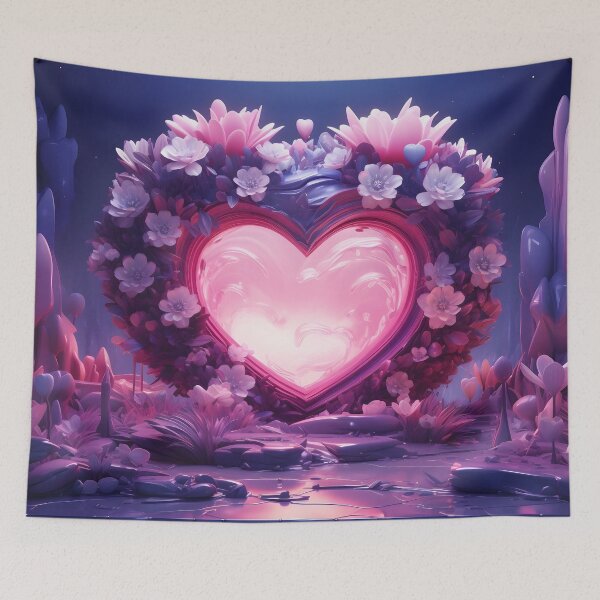 Item preview, fantasy floral valentines day print floral designed and sold by dcrc.