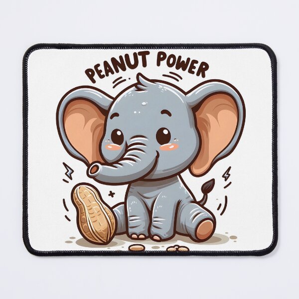 Item preview, Baby Elephant: Peanut Power designed and sold by Dungeon-Depot.