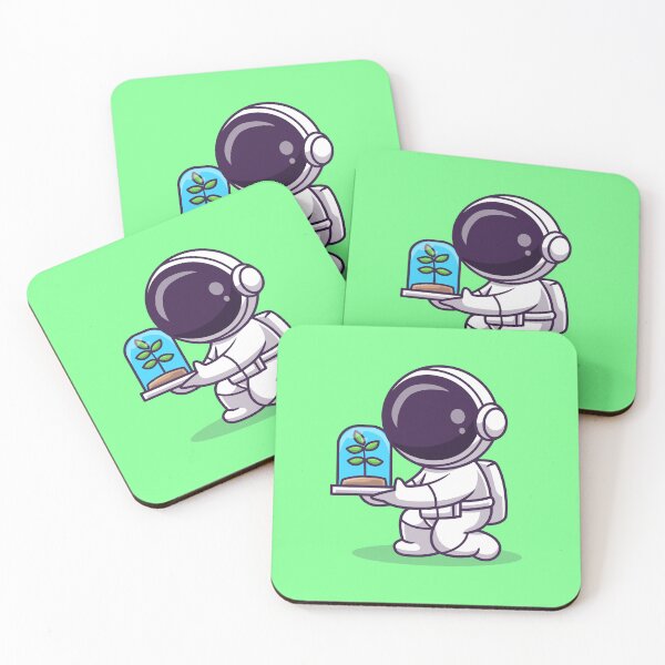 Item preview, Botanical Cosmonaut: Cute Astronaut Cultivating Plant in a Bottle designed and sold by hjian8219.