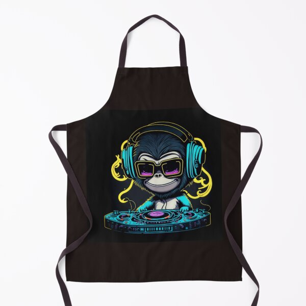 Item preview, DJ Monkey with neon glow and mixer/dex. designed and sold by Grin.