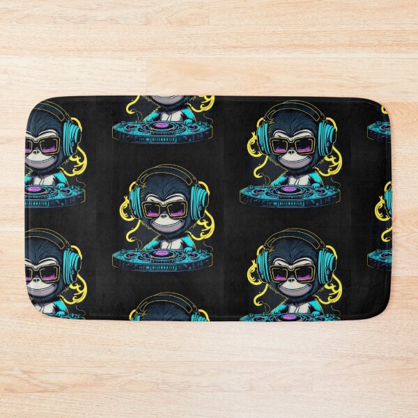 Item preview, DJ Monkey with neon glow and mixer/dex. designed and sold by Grin.